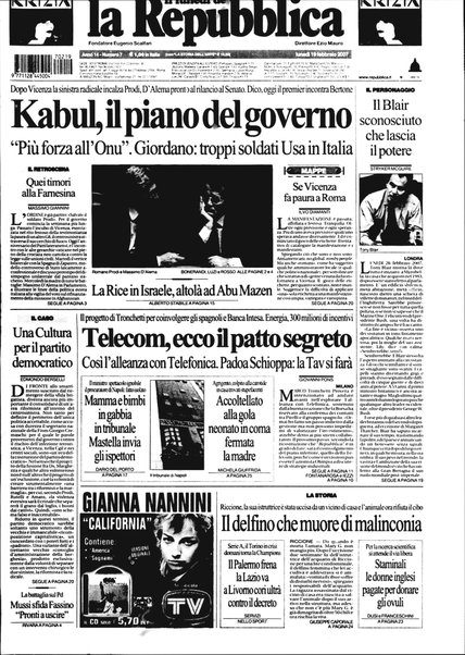 Il lunedì de La repubblica